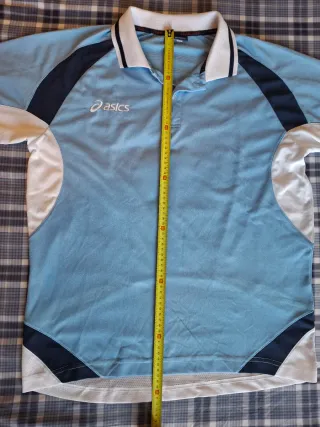 Polo Asics uomo azzurro