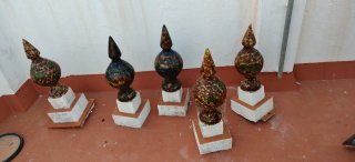 Remates de cerámica, pináculos o bolas de remate