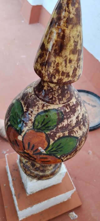 Remates de cerámica, pináculos o bolas de remate