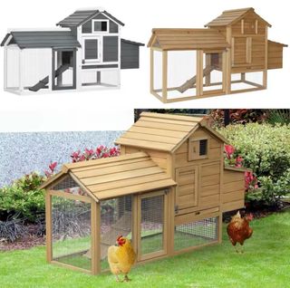 Gallinero PawHut Madera Exterior