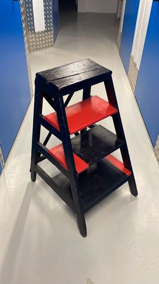 Escalera antigua madera teatro/circo