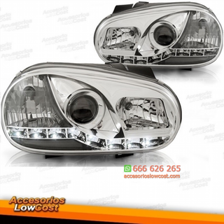 FAROS DELANTEROS LUZ DIURNA LED GOLF IV