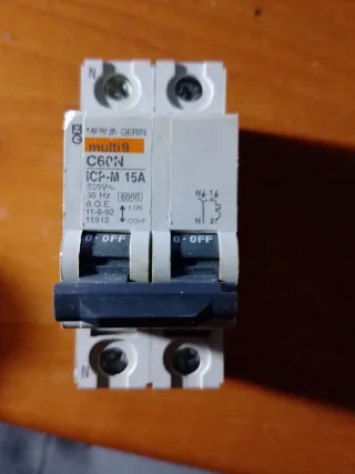 Merlín Gerin C60N ICP-M 15A Interruptor