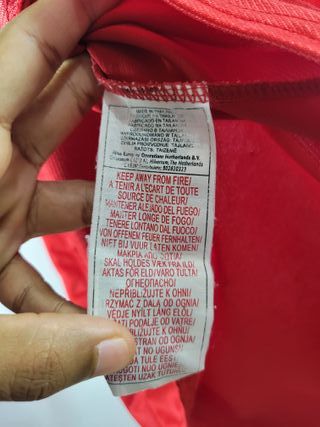 Camiseta deportiva Nike roja T. 14-16 años