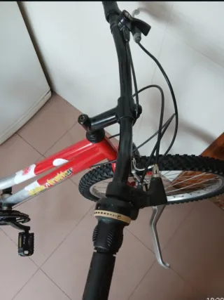 Bicicleta Globe Trotter Roja y Plata