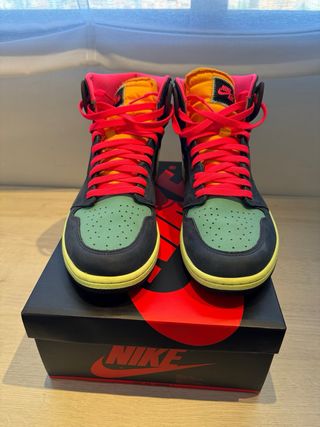 Jordan 1 High Tokio Marrón Verde Rosa