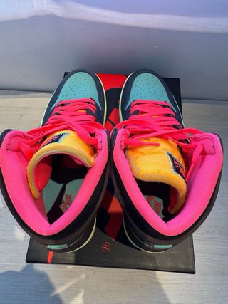 Jordan 1 High Tokio Marrón Verde Rosa