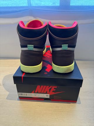 Jordan 1 High Tokio Marrón Verde Rosa
