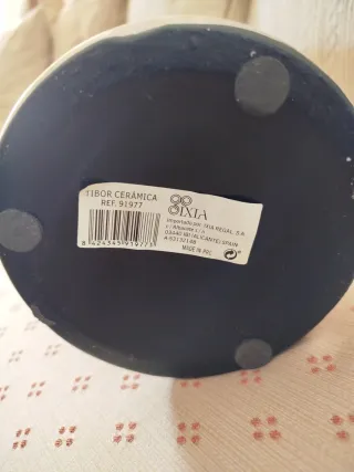 Tibor, búcaro de cerámica grande , altura 43 cm