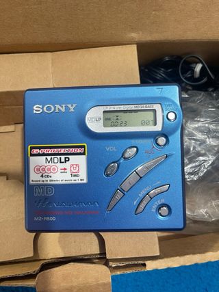 Sony MZ-500 reproductor y grabador mini disc