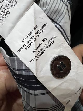 Gabardina Adolfo Dominguez Reversible nuevo!