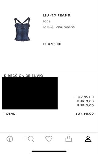 Liu Jo Top Denim Tirantes T.32 Nuevo