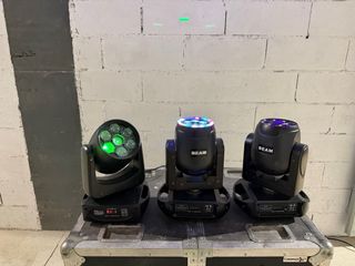 3 Cabezas Móviles LED Beam PRECIO DEL PACK