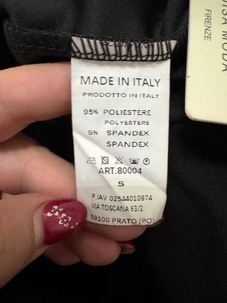Pantalone a palazzo nero Luisa Moda Firenze tg S