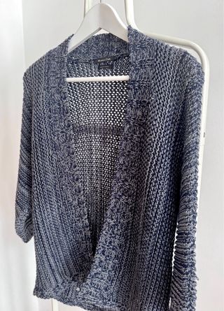 Chaqueta Massimo Dutti Azul y Gris