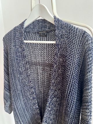 Chaqueta Massimo Dutti Azul y Gris