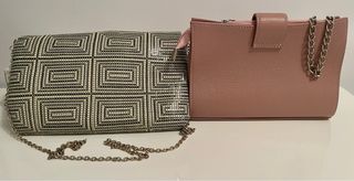 Bolsos de mano mujer: multicolor y rosa