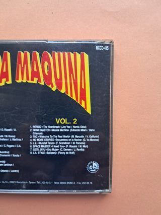CD Doble A Toda Máquina 1993 Dj Quique Tejada
