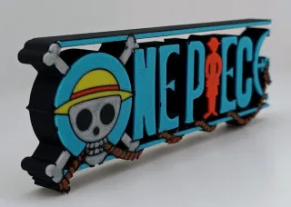 Logo 3D ONE PIECE | Decoración Colección