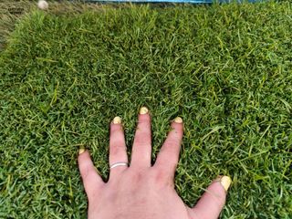 Césped artificial reciclado