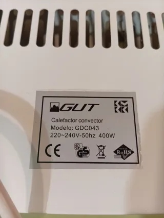 Calefactor Convector GUT Muro MIDI