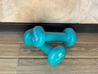 2 Mancuernas Vinilo 1 kg