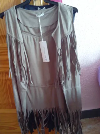 Chaleco de flecos Nuevo