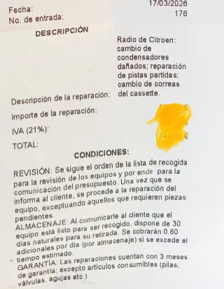 Radio Original Citroën XM