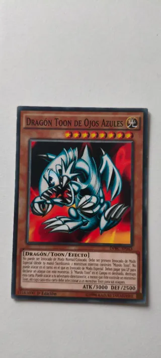 Dragón Toon de Ojos Azules Carta Yu-Gi-Oh!