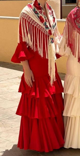 Traje Flamenca Rojo
