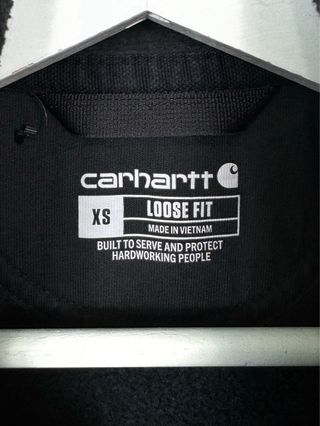 Sudadera Capucha Carhartt Gráfica Retro USA Negra