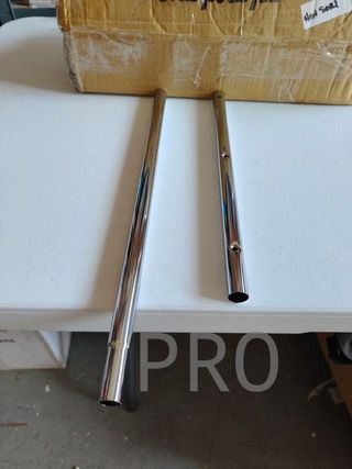 Toallero de pie semicircular cromado - Relaxdays