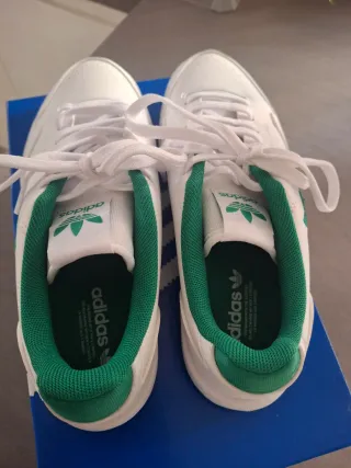 Scarpe donna Adidas bianche e verdi