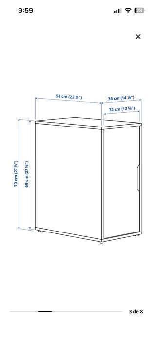 Cajonera Ikea ALEX