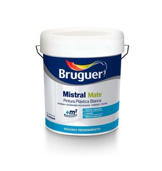 Bruguer Mistral Mate Pintura Plástica Blanca