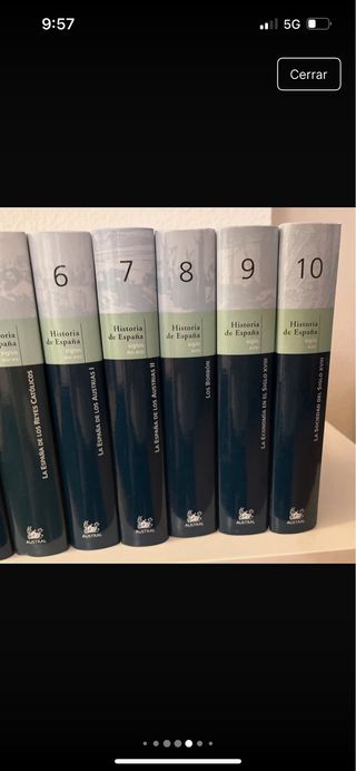 coleccion de libros de historia