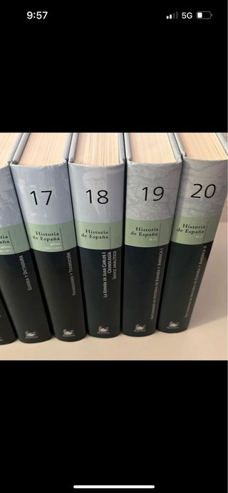 coleccion de libros de historia