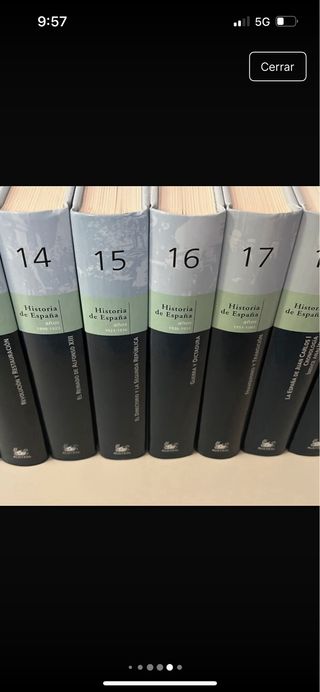 coleccion de libros de historia
