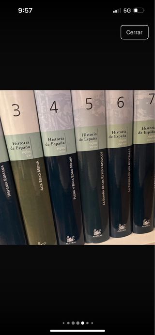 coleccion de libros de historia