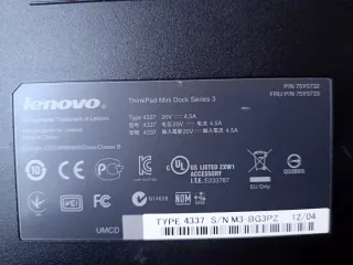 Lenovo ThinkPad Mini Dock Series 3