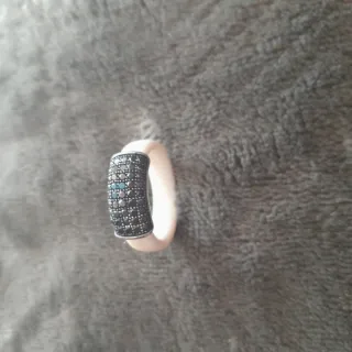 Anillo plata con piedras