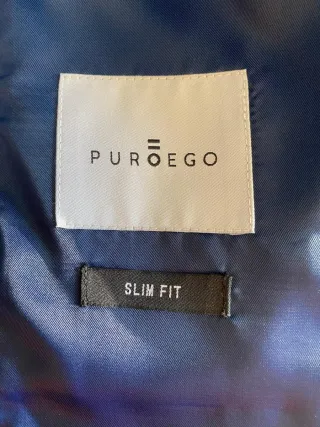 Traje juvenil azul talla 44