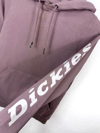 Sudadera Dickies Capucha Mujer Retro Y2K Rosa
