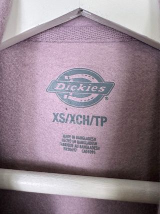 Sudadera Dickies Capucha Mujer Retro Y2K Rosa