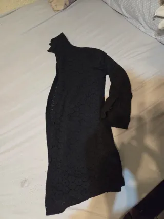 Camisa negra bordada