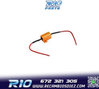 RESISTENCIA MATRÍCULA CANBUS ERROR DE LUZ 10W