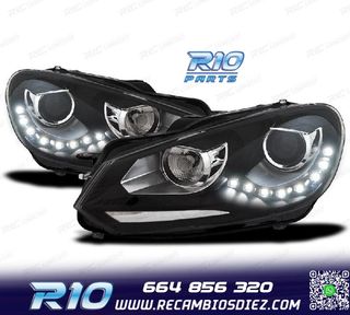FAROS VOLKSWAGEN VW GOLF 6 FONDO NEGRO DRL