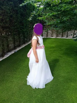 Vestido Comunión Blanco Talla 10-14