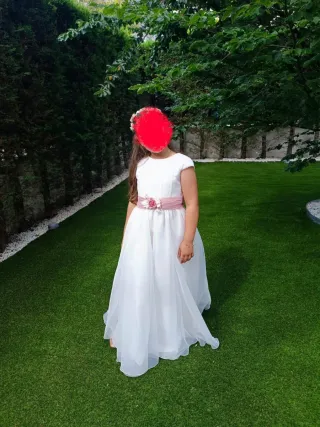 Vestido Comunión Blanco Talla 10-14