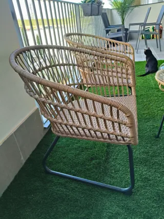 Conjunto Terraza: 2 Butacas + Mesita